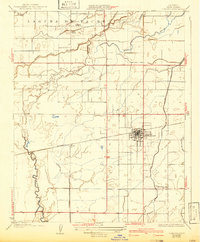 Download a high-resolution, GPS-compatible USGS topo map for Lemoore, CA (1942 edition)
