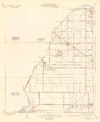 preview thumbnail of historical topo map of Los Alamitos, Orange County, CA in 1935