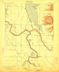 Download a high-resolution, GPS-compatible USGS topo map for Meridian, CA (1912 edition)