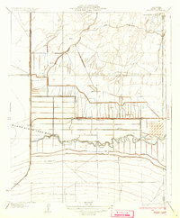 Download a high-resolution, GPS-compatible USGS topo map for Millux, CA (1933 edition)
