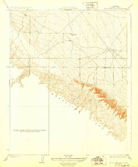 Download a high-resolution, GPS-compatible USGS topo map for Monocline Ridge, CA (1928 edition)