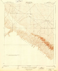 Download a high-resolution, GPS-compatible USGS topo map for Monocline Ridge, CA (1943 edition)