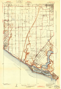 Download a high-resolution, GPS-compatible USGS topo map for Newport Beach, CA (1943 edition)