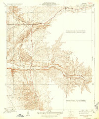 Download a high-resolution, GPS-compatible USGS topo map for North of Oildale, CA (1936 edition)