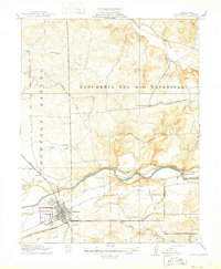 Download a high-resolution, GPS-compatible USGS topo map for Oakdale, CA (1915 edition)