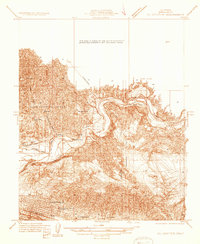Download a high-resolution, GPS-compatible USGS topo map for Oil Center, CA (1933 edition)