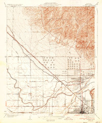 Download a high-resolution, GPS-compatible USGS topo map for Oildale, CA (1935 edition)