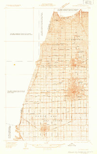 preview thumbnail of historical topo map of California, United States in 1933