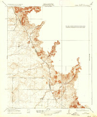 preview thumbnail of historical topo map of Mariposa County, CA in 1918