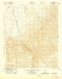 Download a high-resolution, GPS-compatible USGS topo map for Pastoria Creek, CA (1945 edition)