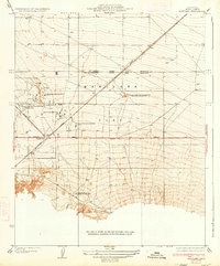 preview thumbnail of historical topo map of Kern County, CA in 1934