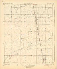 1929 Map of Pixley