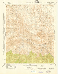 preview thumbnail of historical topo map of Kern County, CA in 1944