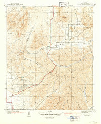 Download a high-resolution, GPS-compatible USGS topo map for Poway Valley, CA (1942 edition)
