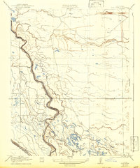 preview thumbnail of historical topo map of Madera County, CA in 1922