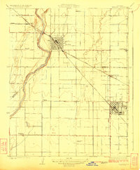 Download a high-resolution, GPS-compatible USGS topo map for Reedley, CA (1924 edition)