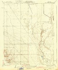 preview thumbnail of historical topo map of Kern County, CA in 1940