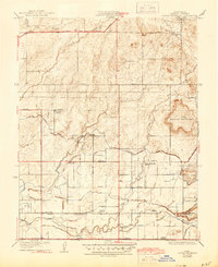 Download a high-resolution, GPS-compatible USGS topo map for Round Mountain, CA (1944 edition)