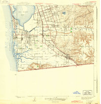Download a high-resolution, GPS-compatible USGS topo map for San Ysidro, CA (1943 edition)