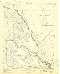 Download a high-resolution, GPS-compatible USGS topo map for Santa Rita Bridge, CA (1943 edition)