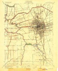 1913 Map of Stockton