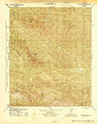 Download a high-resolution, GPS-compatible USGS topo map for Strawberry Peak, CA (1944 edition)