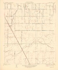 1927 Map of Traver