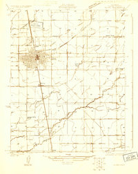 Download a high-resolution, GPS-compatible USGS topo map for Tulare, CA (1925 edition)