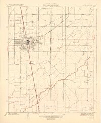 preview thumbnail of historical topo map of Tulare, CA in 1927