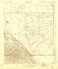 Download a high-resolution, GPS-compatible USGS topo map for Tupman, CA (1942 edition)