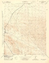 preview thumbnail of historical topo map of Kern County, CA in 1944