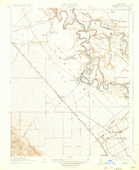 Download a high-resolution, GPS-compatible USGS topo map for Westley, CA (1936 edition)