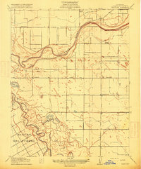 preview thumbnail of historical topo map of Stanislaus County, CA in 1915