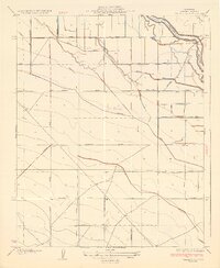 preview thumbnail of historical topo map of Fresno County, CA in 1931