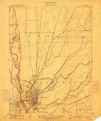 1911 Map of Marysville, CA