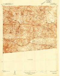 Download a high-resolution, GPS-compatible USGS topo map for Potrero, CA (1942 edition)