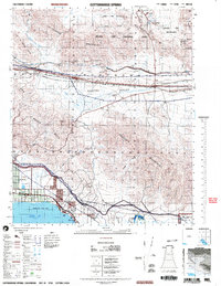 preview thumbnail of historical topo map of Riverside County, CA in 2003