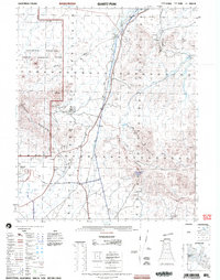 Download a high-resolution, GPS-compatible USGS topo map for Quartz Peak, CA (2004 edition)