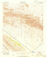 preview thumbnail of historical topo map of Imperial County, CA in 1953