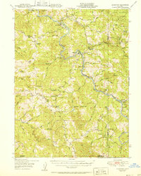 Download a high-resolution, GPS-compatible USGS topo map for Alderpoint, CA (1951 edition)