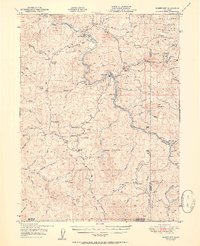 Download a high-resolution, GPS-compatible USGS topo map for Alderpoint, CA (1951 edition)
