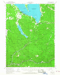 Download a high-resolution, GPS-compatible USGS topo map for Almanor, CA (1968 edition)