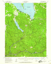 Download a high-resolution, GPS-compatible USGS topo map for Almanor, CA (1960 edition)