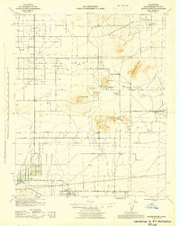 preview thumbnail of historical topo map of Los Angeles County, CA in 1945