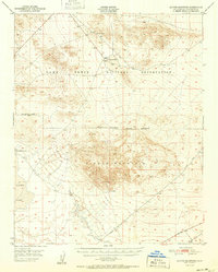 Download a high-resolution, GPS-compatible USGS topo map for Alvord Mountain, CA (1951 edition)