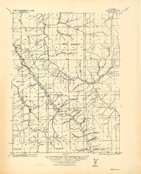 preview thumbnail of historical topo map of Trinity County, CA in 1918