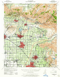 preview thumbnail of historical topo map of Anaheim, CA in 1942