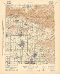 Download a high-resolution, GPS-compatible USGS topo map for Anaheim, CA (1942 edition)
