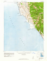 Download a high-resolution, GPS-compatible USGS topo map for Ano Nuevo, CA (1961 edition)