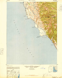 Download a high-resolution, GPS-compatible USGS topo map for Ano Nuevo, CA (1948 edition)